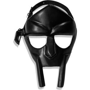 MF Doom Gladiator Mask Adult Silver Steel Medieval Halloween Cosplay Costume